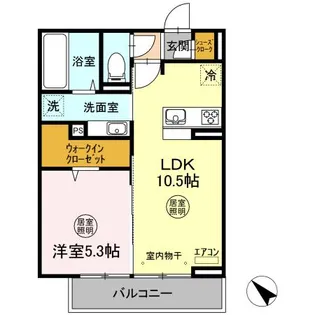 アルバ B【2階】の間取り