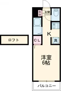 ハイツけやき三番館【101号室】の間取り