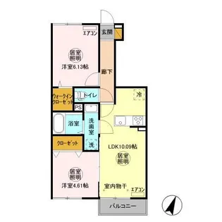 ティールーム湊 Ⅰ【1階】の間取り