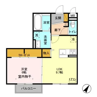 モアニおおたか【2階】の間取り