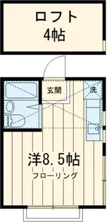 コーポ大里【205号室】の間取り