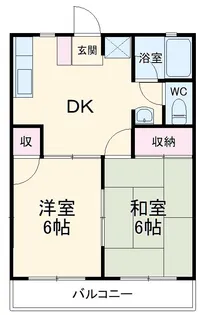 ファミール井上【2階】の間取り