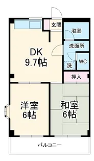 サンルミナス【1階】の間取り