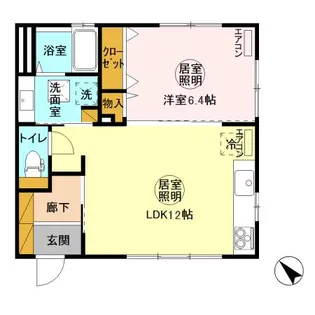 はついし東館【1階】の間取り