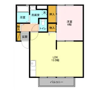 コンフォール A棟【1階】の間取り