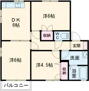 メゾン・シャルムE【2階】の間取り