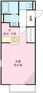 クレール大和【1階】の間取り