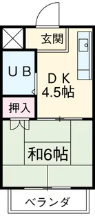 レイクグリーン三好【B206号室】の間取り