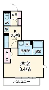 シュライン日進【3階】の間取り