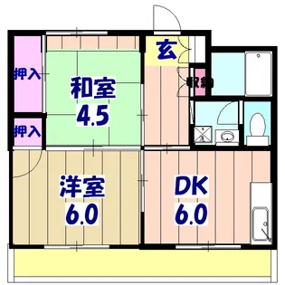 サンコーポ【4階】の間取り