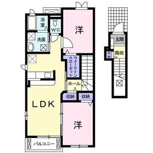 プリズム【2階】の間取り