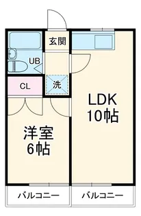 湘南コテージ【202号室】の間取り