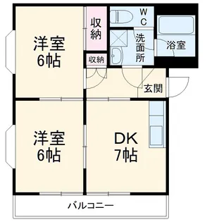 メゾン・シャルマン【2階】の間取り