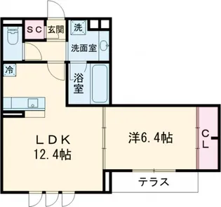 Maison桜の杜【1階】の間取り