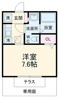 ミルフィーユⅡ【1階】の間取り