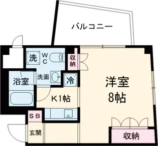 ソヨカゼテラス永福町【4階】の間取り