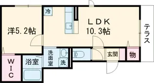パストラーレ【1階】の間取り