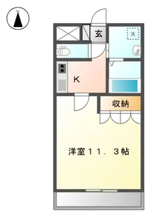アシューレ.HK【1階】の間取り