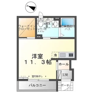 アムールガーデン【1階】の間取り