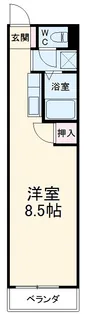 コーポYD【1階】の間取り