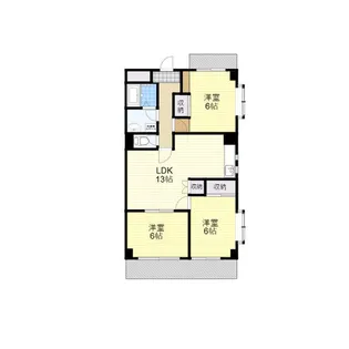 フタムラビル【2階】の間取り