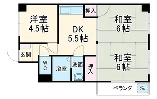 シティライフ浅井【2階】の間取り