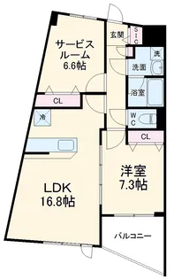 アルカンシエル【4階】の間取り