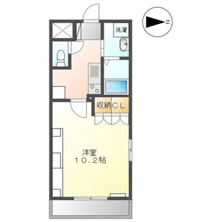 メルヴェール【1階】の間取り