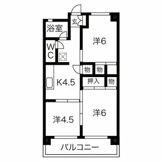 第一モナミマンション【302号室】の間取り