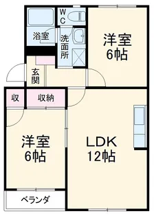 ラフィーネ・K【2階】の間取り