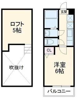 ロフティ京都西陣【1階】の間取り