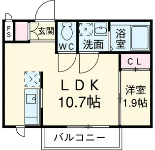 Sia【301号室】の間取り
