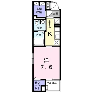 ヴィラ カメリア【2階】の間取り