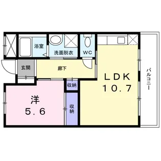 Dreamin’ふじみ野【2階】の間取り