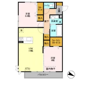 ウィステリア パレス【3階】の間取り