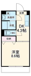 ピュアコート【3階】の間取り