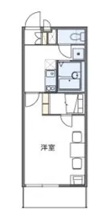 レオパレスガイア初雁【2階】の間取り