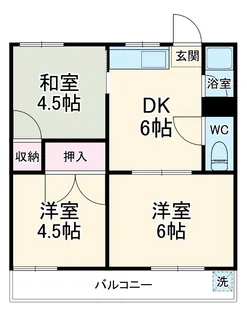 梅ヶ丘ハイツ【2階】の間取り