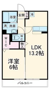 ガレリア西大宮【2階】の間取り