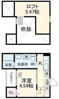GROWTH【2階】の間取り