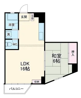 アルソリエート岐阜高砂【2階】の間取り