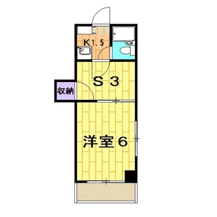 みずほ台宝マンション【203号室】の間取り