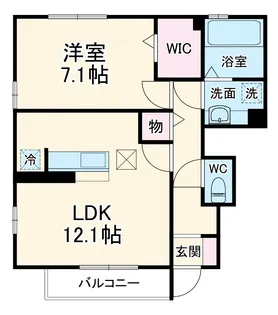 エーデルハイム C【1階】の間取り