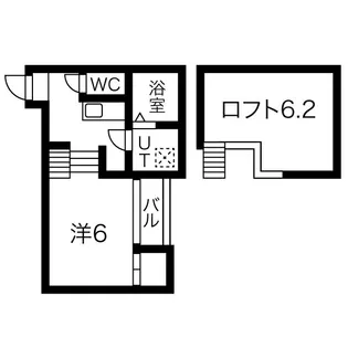 シャルムコーポ尾頭橋【1階】の間取り