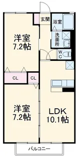 Socie【2階】の間取り