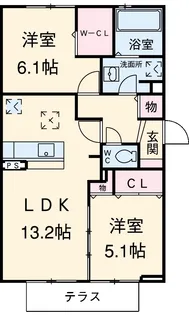 トゥルー・デュオ【3階】の間取り