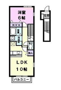 すまいらーくⅣ【2階】の間取り