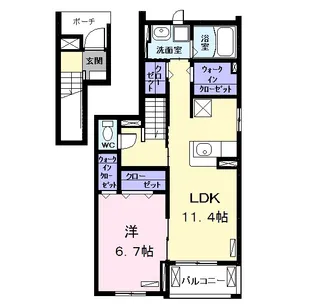 ComfortⅣ【2階】の間取り