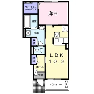 シャンティアⅡ【1階】の間取り