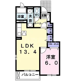 アンディ Ⅱ【1階】の間取り